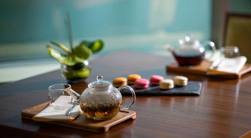 Damac Maison The Vogue ดูไบ ภายนอก รูปภาพ Tea and sweets