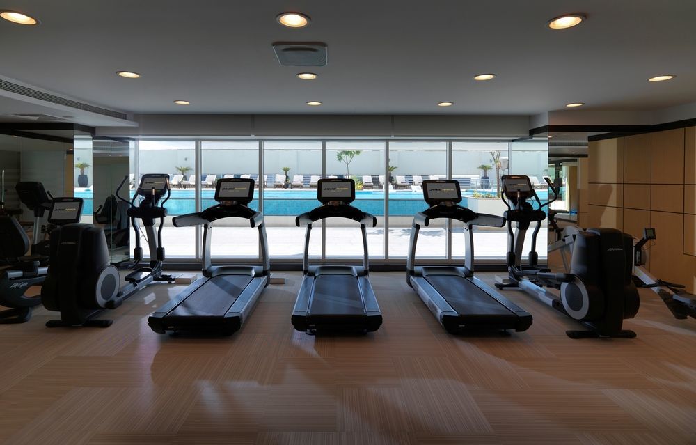 Damac Maison The Vogue ดูไบ ภายนอก รูปภาพ The gym at the hotel